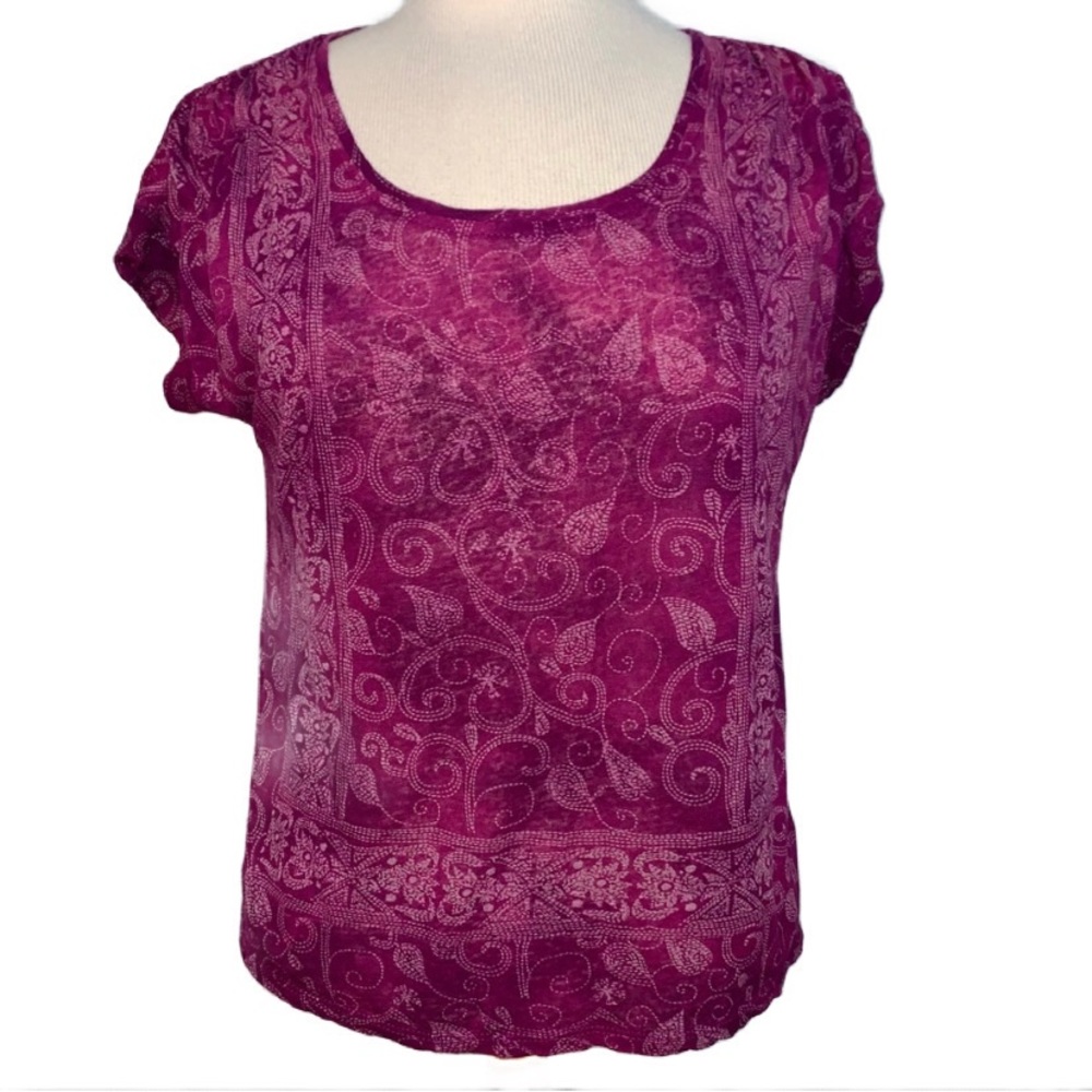 Lucky Brand pink short sleeve tee